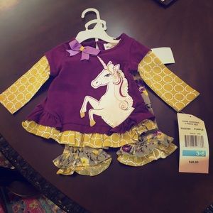 Unicorn baby outfit